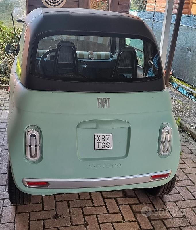 Nuova Fiat Topolino 2025 Verde Utilitaria