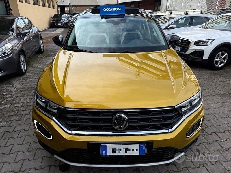 Usata VW T-Roc Advance 150 CV (110 kW) 2019 Giallo SUV