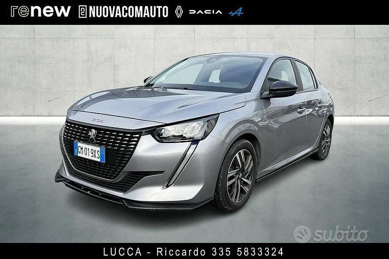 Usata Peugeot 208 Allure 75 CV (55 kW) 2023 Grigio Utilitaria