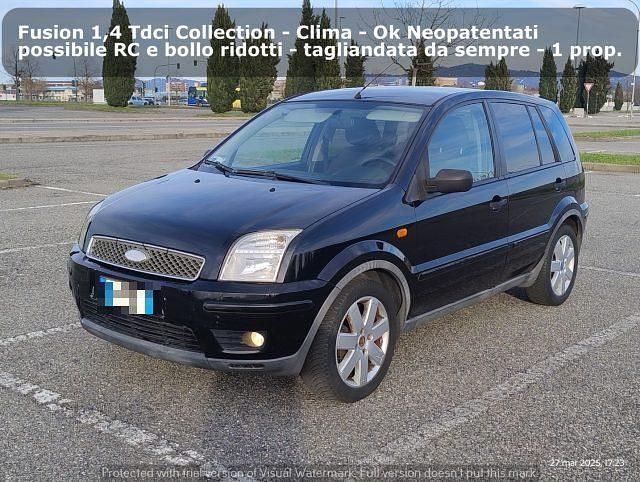 Nero Usata 2005 Ford Fusion Collection Tre volumi | 1400 € (Buon prezzo) - Immagine 1/4