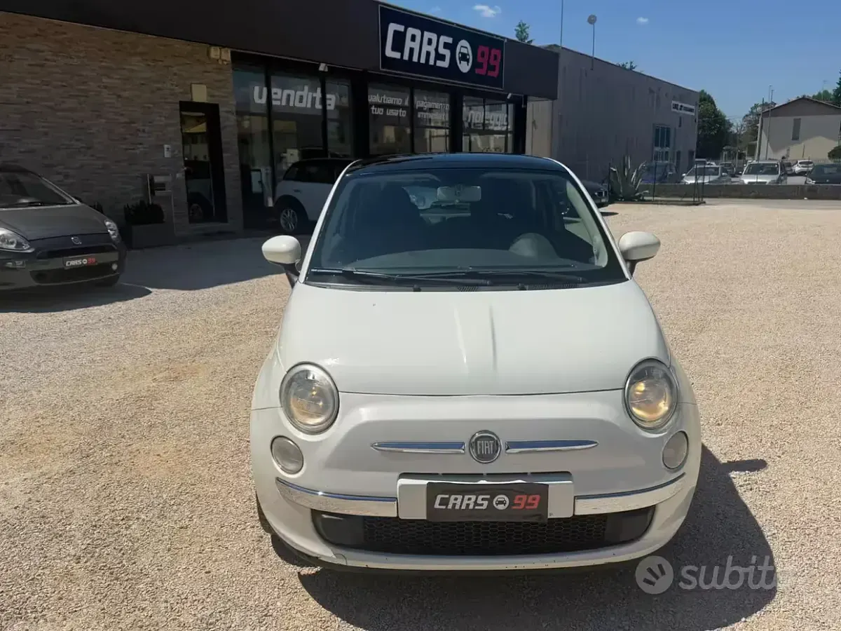 Usata Fiat 500 Lounge 95 CV (69 kW) 2012 Bianco Berlina