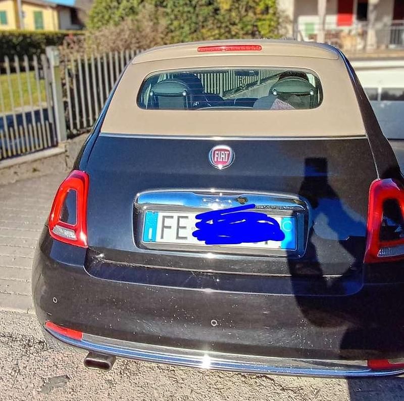 Begagnad Fiat 500C Lounge 69 HK (50 kW) 2016 Svart Cab