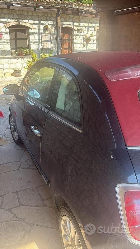 Nero Usata 2008 Fiat 500C Cabrio | 7200 € (Cara) - Immagine 1/4