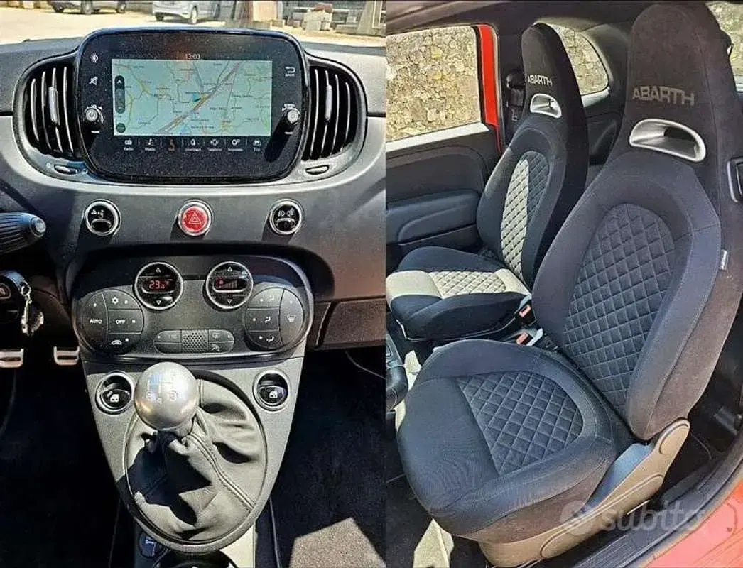 Usata Abarth 595 Turismo 165 CV (121 kW) 2023 Arancione Utilitaria