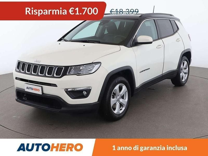 Bianco Usata 2019 Jeep Compass Longitude SUV | 17.199 € (Ottimo prezzo) - Immagine 1/3
