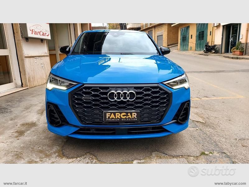 Usata Audi Q3 Black Edition 200 CV (147 kW) 2021 Blu SUV