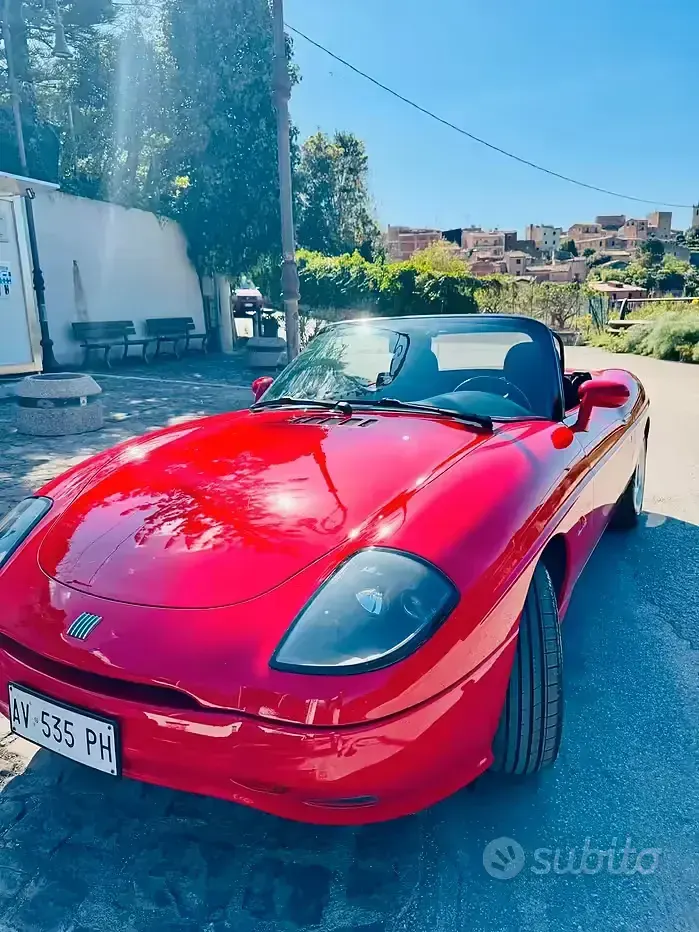 Usata Fiat Barchetta 131 CV (96 kW) 1997 Rosso Cabrio