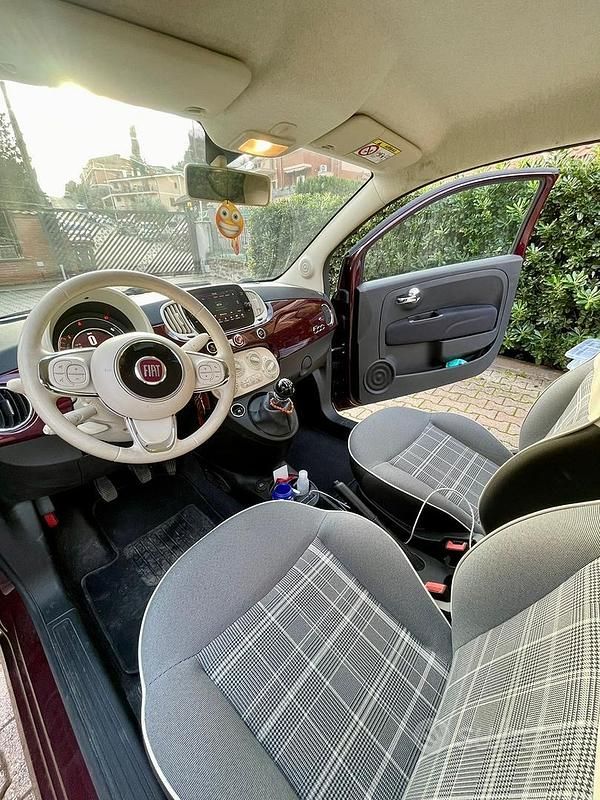 Usata Fiat 500 70 CV (51 kW) 2021 Rosso Utilitaria