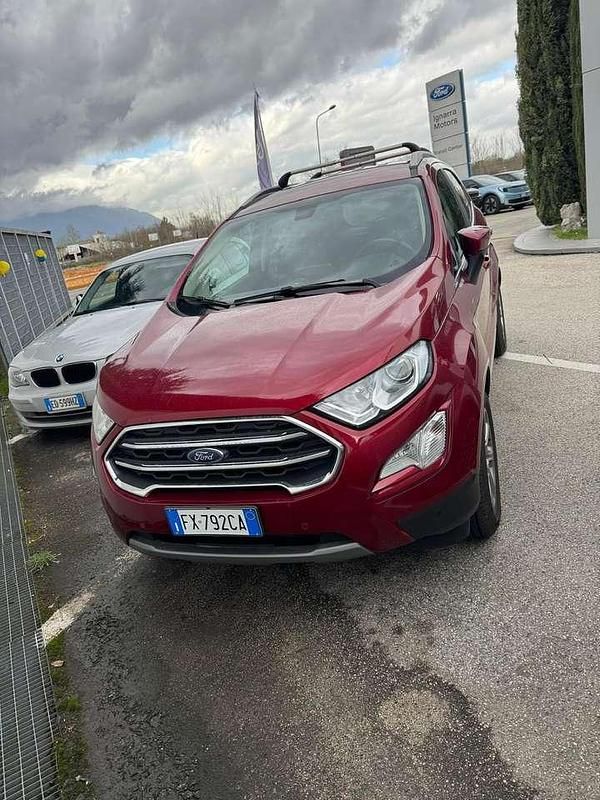 Usata Ford Ecosport ST-Line 125 CV (91 kW) 2019 Rosso SUV