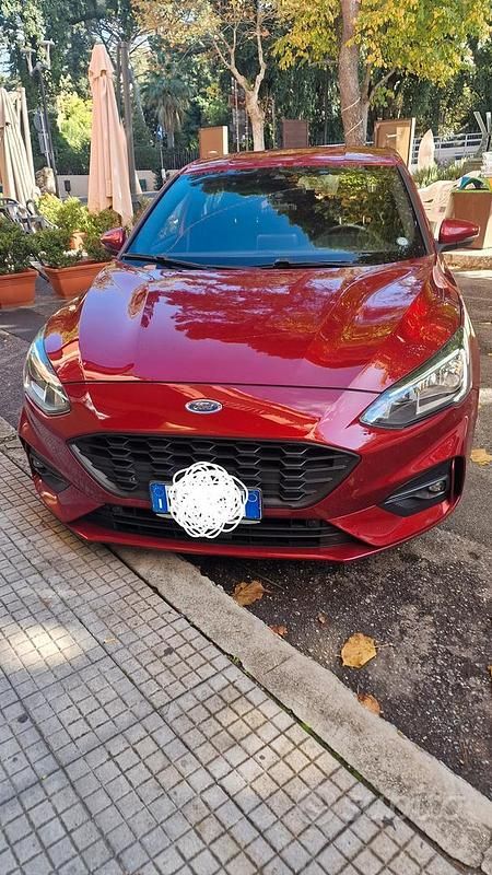 Usata Ford Focus ST-Line 120 CV (88 kW) 2019 Rosso Berlina