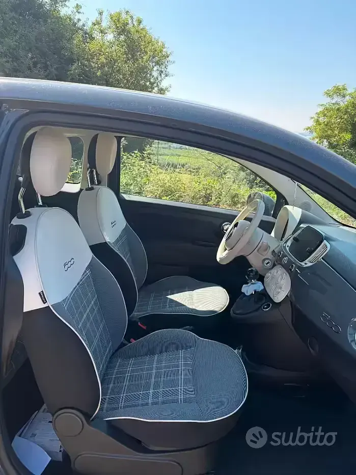 Usata Fiat 500 70 CV (51 kW) 2019 Grigio Berlina