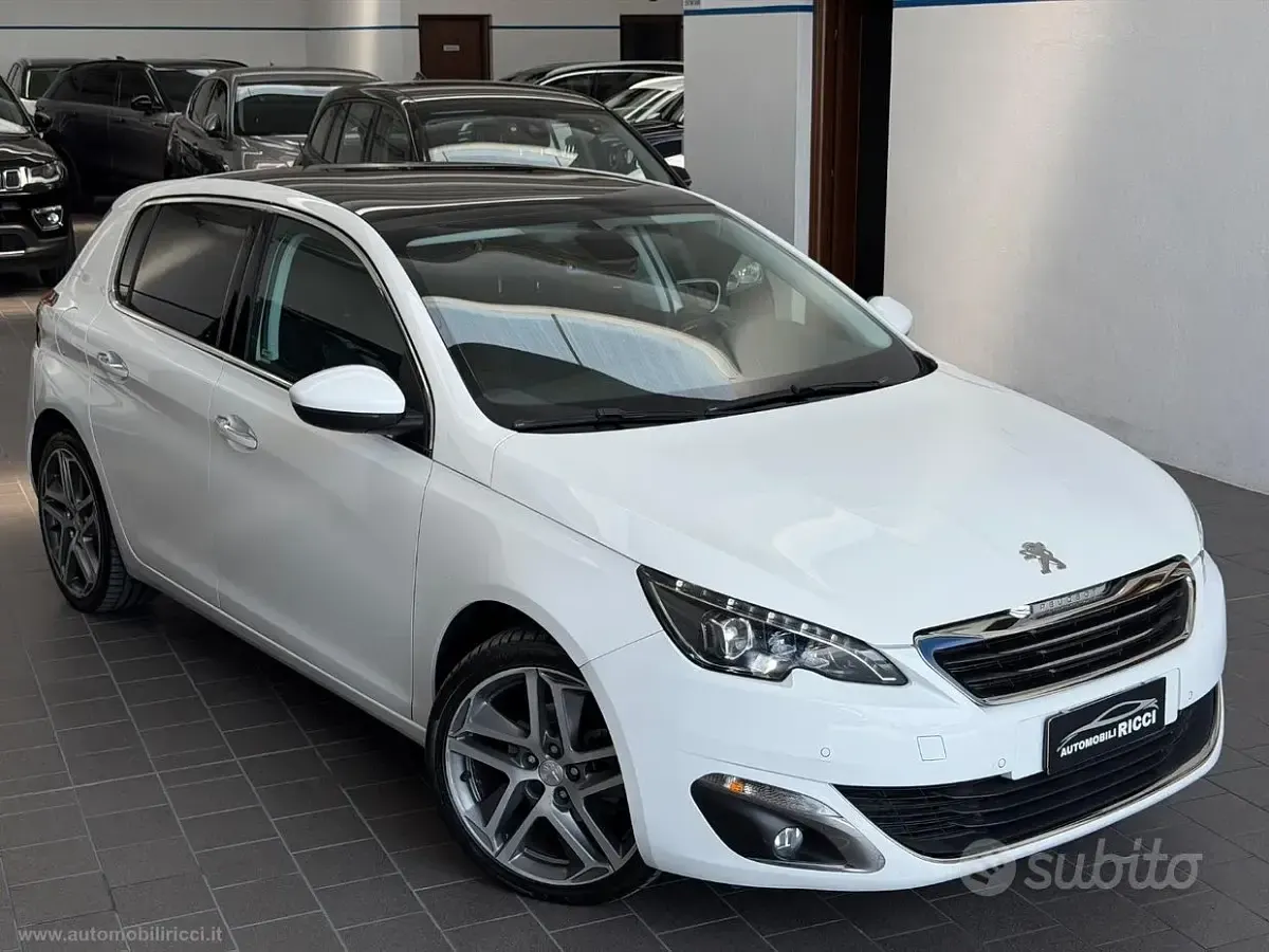 Usata Peugeot 308 Allure 131 CV (96 kW) 2016 Bianco Berlina