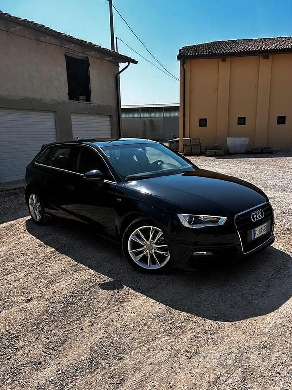 Usata Audi A3 S-Line 105 CV (77 kW) 2016 Nero Berlina
