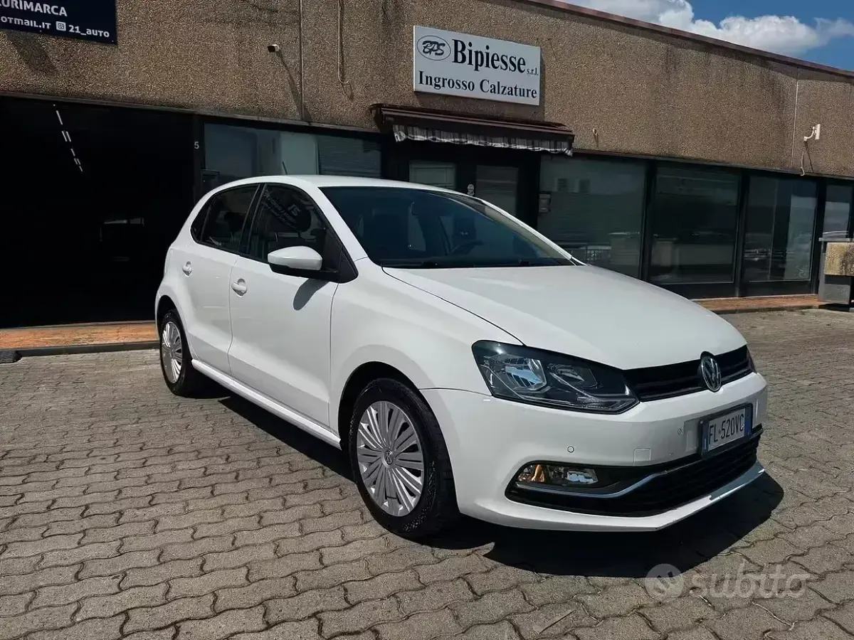 Usata VW Polo Business 75 CV (55 kW) 2017 Bianco Berlina