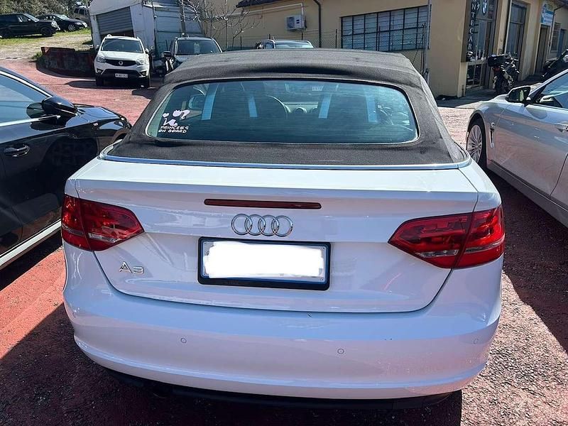 Usata Audi A3 Cabriolet Ambition 105 CV (77 kW) 2012 Bianco Cabrio