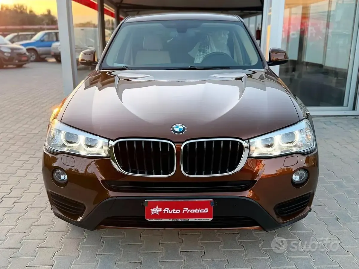 Usata BMW X3 Advantage 190 CV (139 kW) 2017 Marrone SUV
