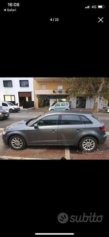 Usata Audi A3 105 CV (77 kW) 2015 Grigio Berlina