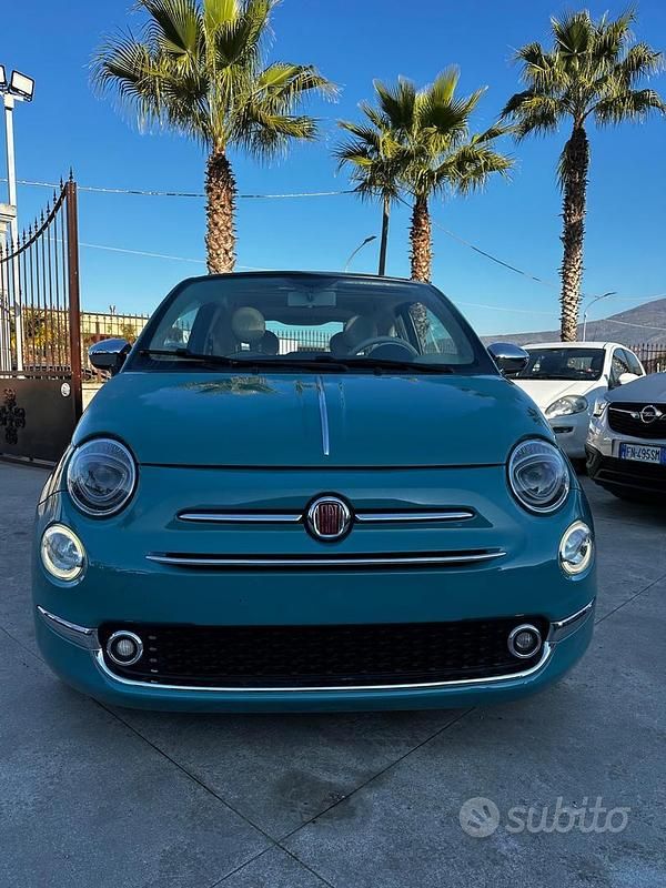 Usata Fiat 500 69 CV (50 kW) 2017 Blu Berlina