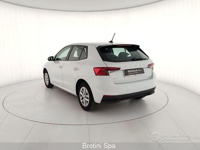 Usata Skoda Fabia Ambition 80 CV (58 kW) 2022 Bianco Utilitaria