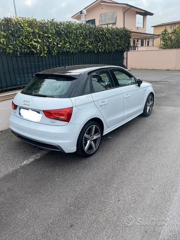 Usata Audi A1 S-Line 90 CV (66 kW) 2014 Bianco Utilitaria