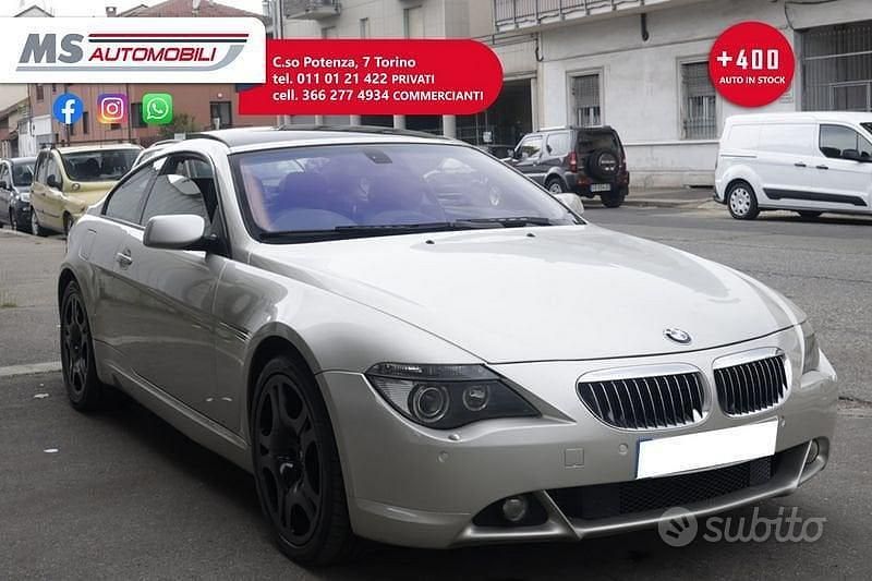 Usata BMW 645 333 CV (244 kW) 2004 Argento Coupé