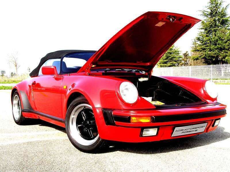 Usata Porsche 911 231 CV (169 kW) 1989 Rosso Cabrio