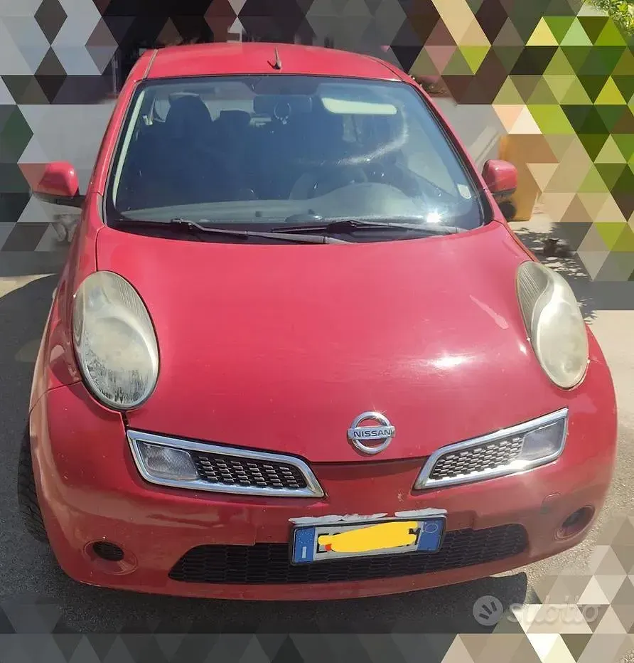 Usata Nissan Micra 80 CV (58 kW) 2010 Rosso Utilitaria