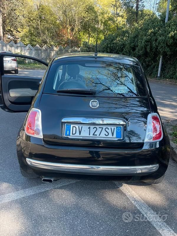 Usata Fiat 500 Pop 69 CV (50 kW) 2009 Nero Cabrio