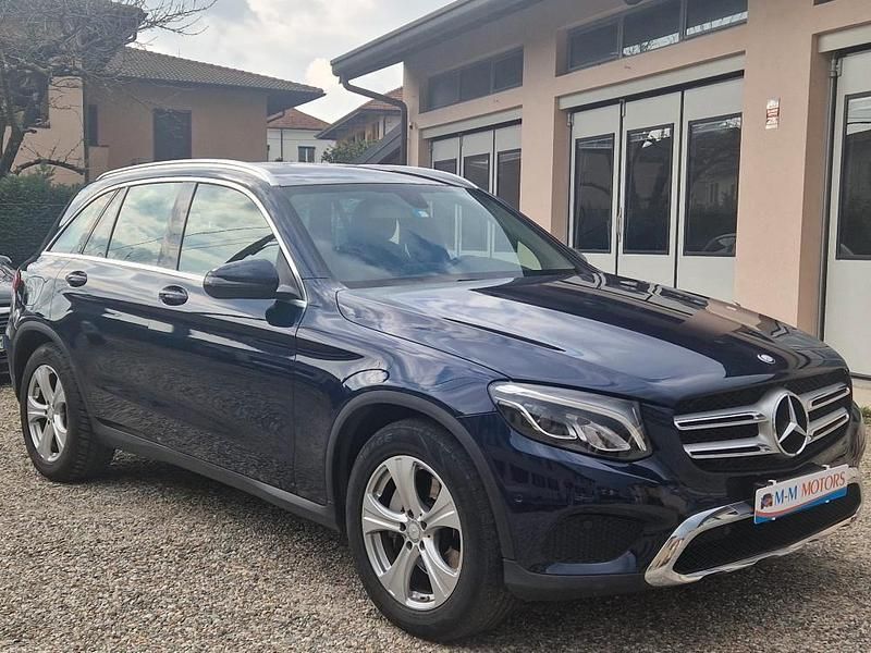 Usata Mercedes GLC220 Exclusive 170 CV (125 kW) 2016 Blu/azzurro SUV