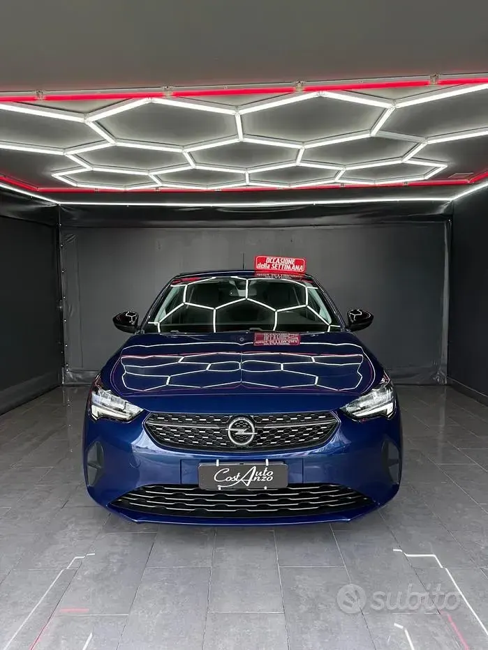 Usata Opel Corsa Elegance 75 CV (55 kW) 2021 Blu Utilitaria