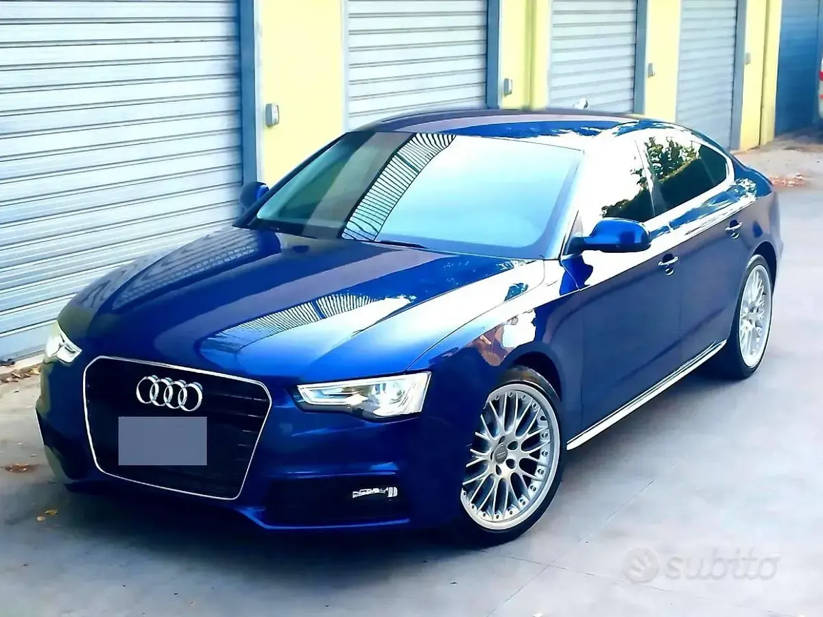 Usata Audi A5 S-Line 177 CV (130 kW) 2012 Blu Coupé