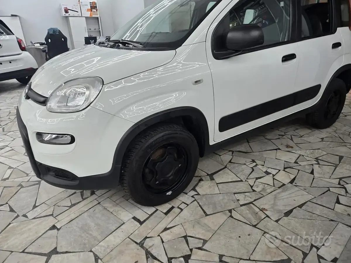 Usata Fiat Panda 4x4 S 69 CV (50 kW) 2019 Bianco Utilitaria
