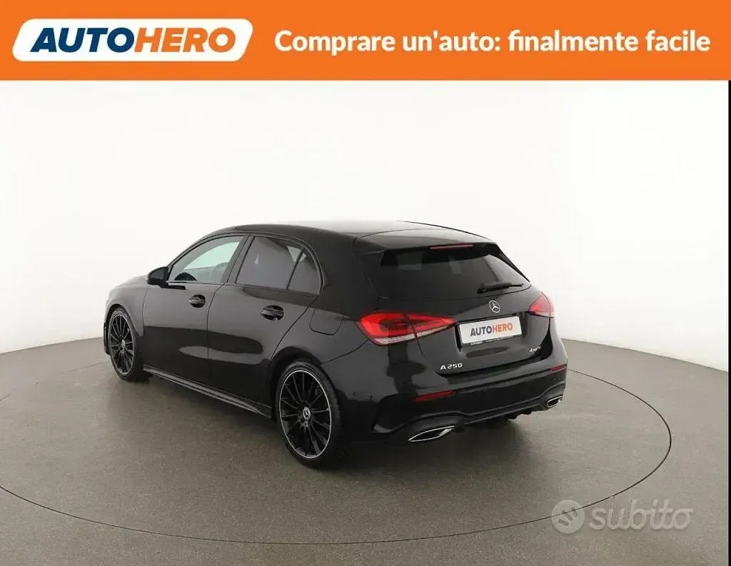 Usata Mercedes A250 224 CV (164 kW) 2019 Nero Berlina