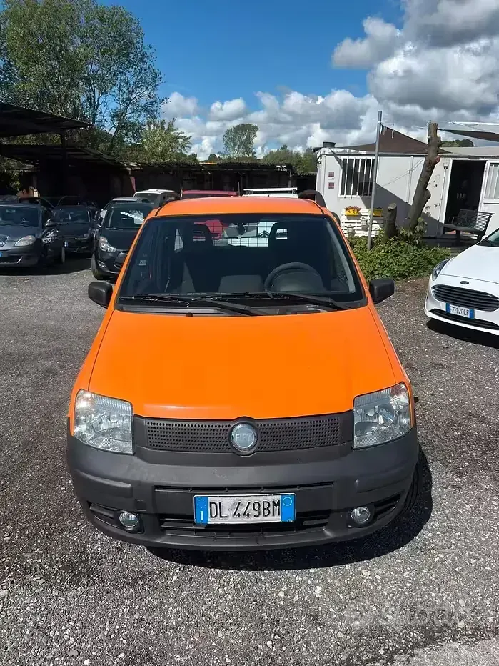 Usata Fiat Panda 4x4 Active 69 CV (50 kW) 2007 Arancione Utilitaria