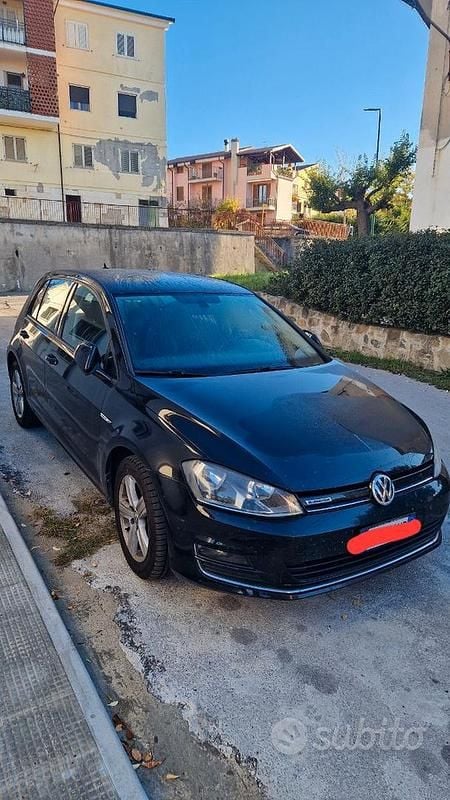 Usata VW Golf VII Highline 110 CV (80 kW) 2017 Nero Berlina