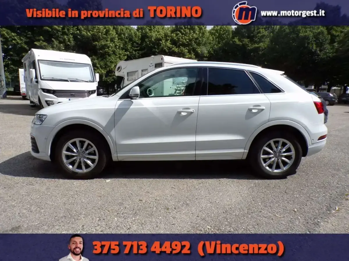 Usata Audi Q3 Design 150 CV (110 kW) 2018 Bianco SUV