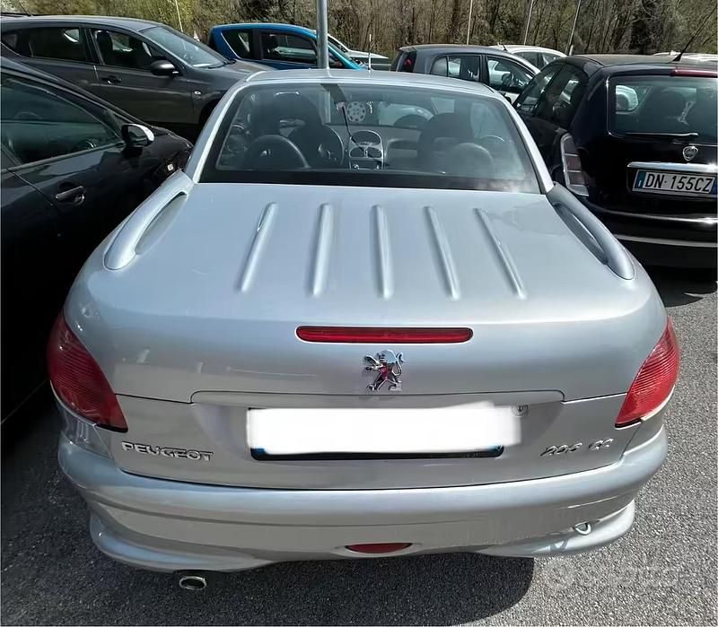 Usata Peugeot 206 CC 2004 Grigio Cabrio