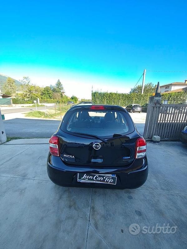Usata Nissan Micra Tekna 80 CV (58 kW) 2013 Nero Utilitaria