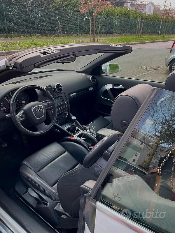 Usata Audi A3 Cabriolet Attraction 105 CV (77 kW) 2013 Bianco Cabrio