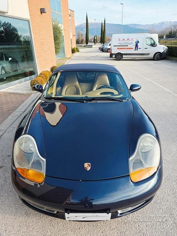 Usata Porsche Boxster 204 CV (150 kW) 1998 Blu Cabrio