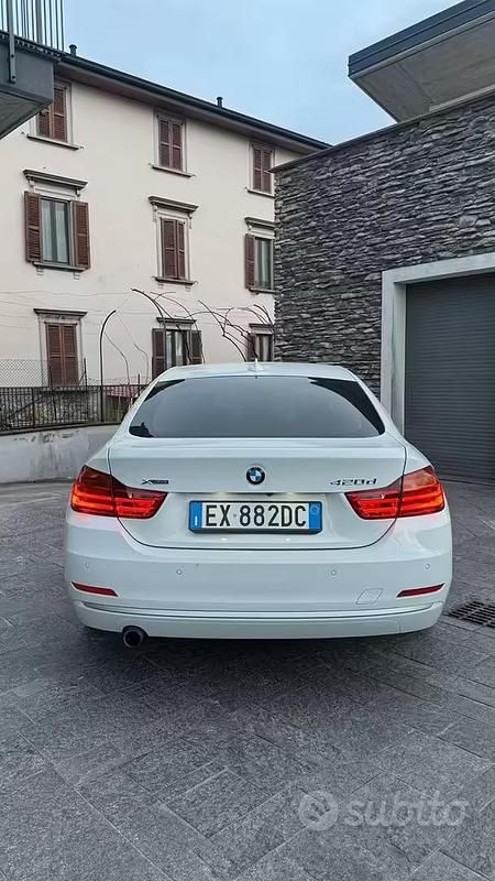 Usata BMW 420 Luxury Line 184 CV (135 kW) 2014 Bianco Coupé