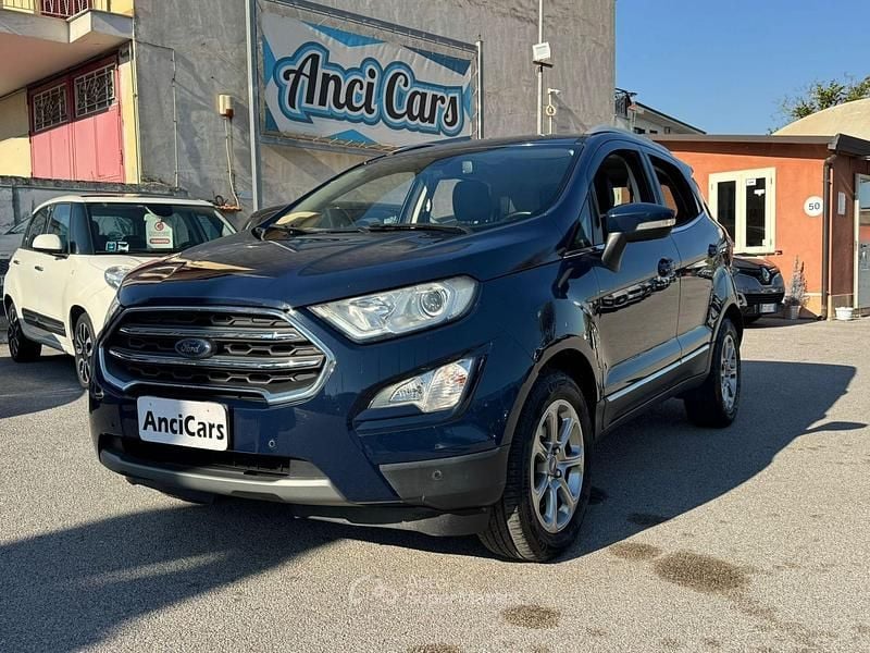 Usata Ford Ecosport Titanium 100 CV (73 kW) 2018 Blu/azzurro SUV