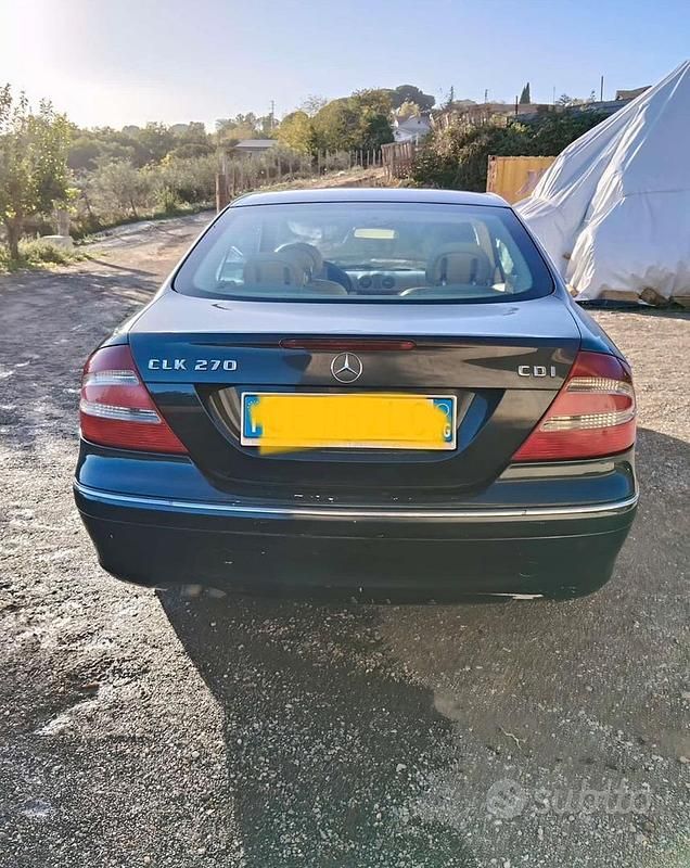 Usata Mercedes CLK270 Elegance 2004 Blu Berlina
