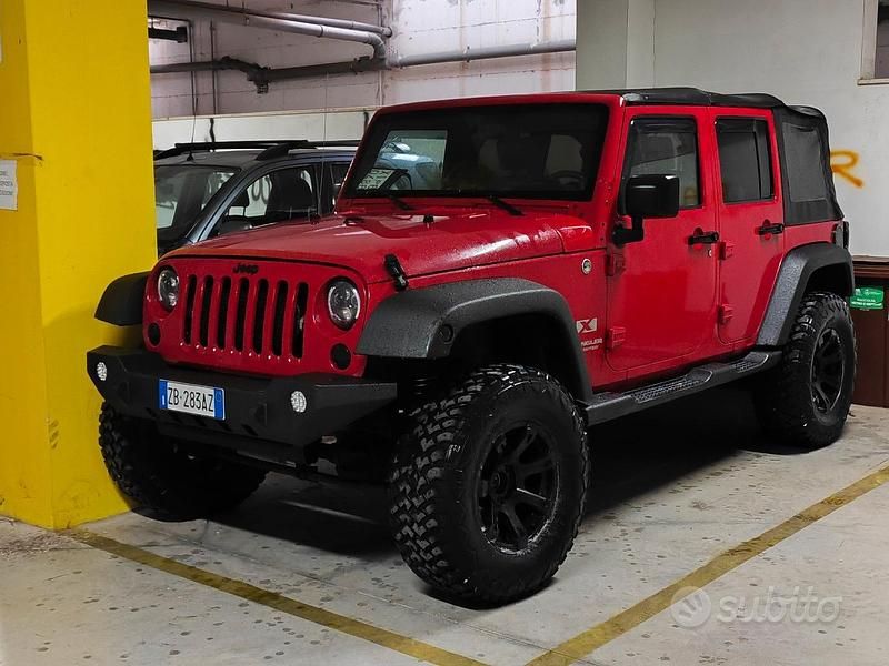 Usata Jeep Wrangler 300 CV (220 kW) 2009 Rosso SUV