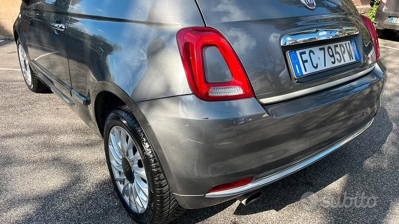 Usata Fiat 500 Lounge 69 CV (50 kW) 2016 Grigio Utilitaria