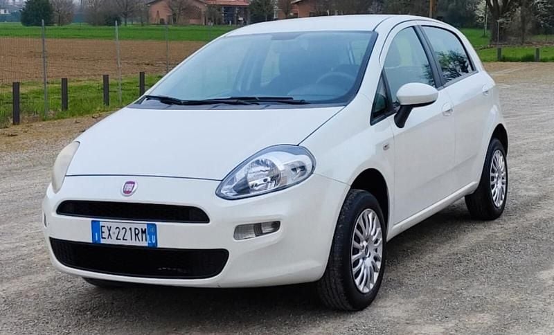 Usata Fiat Punto Lounge 77 CV (56 kW) 2015 Bianco Utilitaria