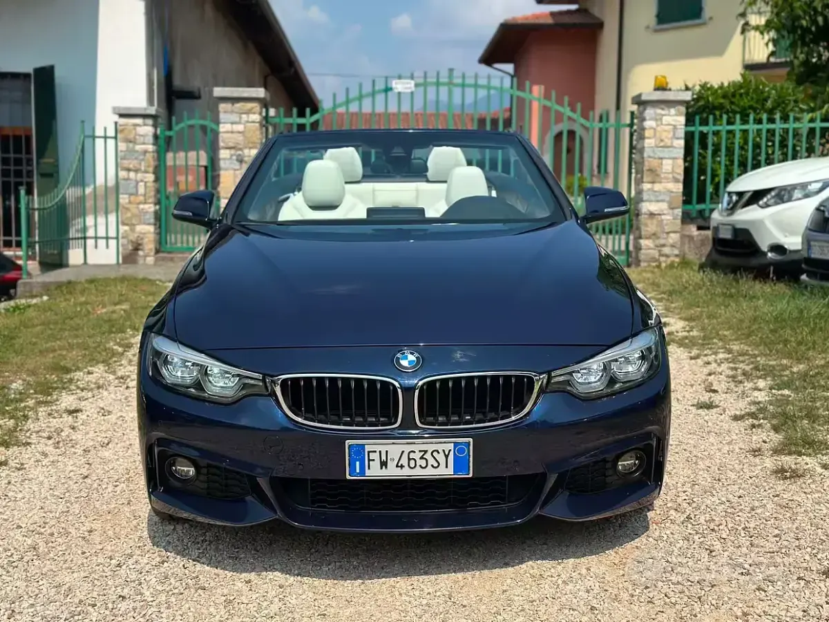 Usata BMW 440 Cabriolet M Sport 326 CV (239 kW) 2019 Blu Cabrio