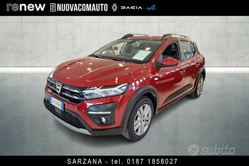 Rosso Usata 2022 Dacia Sandero Comfort Tre volumi | 12.900 € (Buon prezzo) - Immagine 1/4
