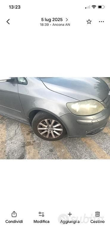 Usata VW Golf Plus 102 CV (75 kW) 2006 Grigio Monovolume