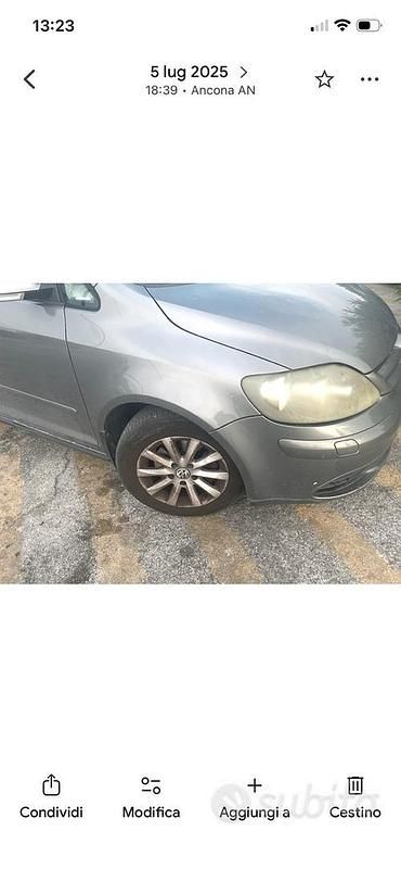 Usata VW Golf Plus Cross 102 CV (75 kW) 2006 Grigio Monovolume